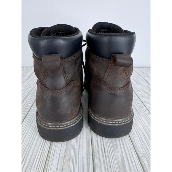 Wolverine Floorhand boots men\'s 9 steel toe waterproof work 6\